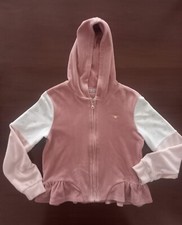 Cardigan bambina ciniglia taglia 7-8 anni con cappuccio girl Original Marines