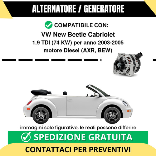 Alternatore new beetle - alternatore,