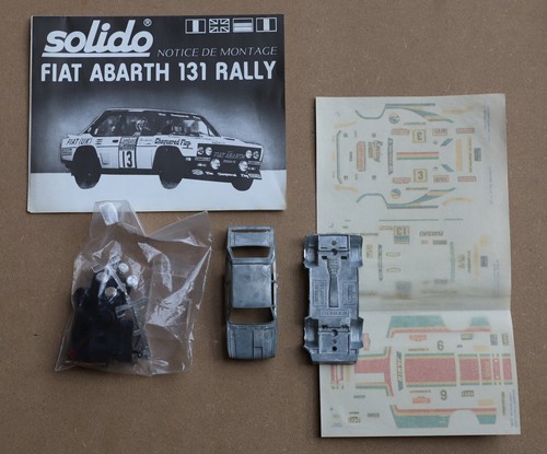 Solido abarth 131 - rally, metal