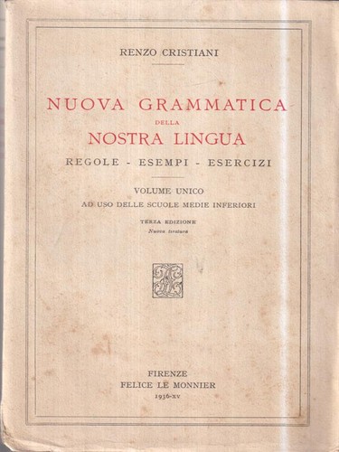 Nuova grammatica della nostra - nuova,