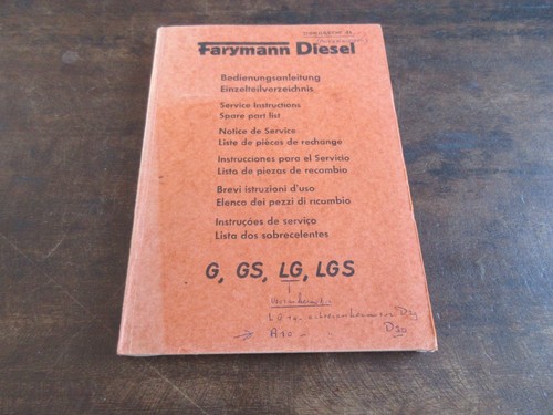 Farymann diesel manuale