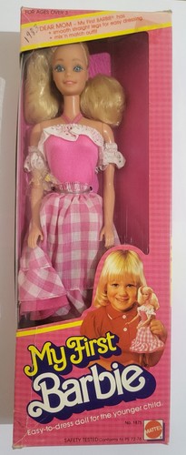 First barbie pink dress - barbie,