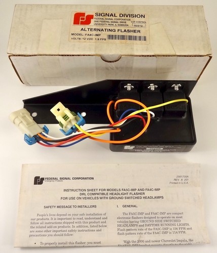 Federal signal corp - federal, fa4c-imp