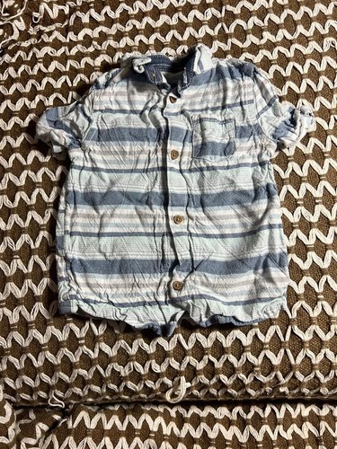 Camicia elegante righe blu e - elegante, a
