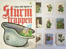 Sturmtruppen Album Vuoto + Set Incompleto -9 Figurine Corno 1977