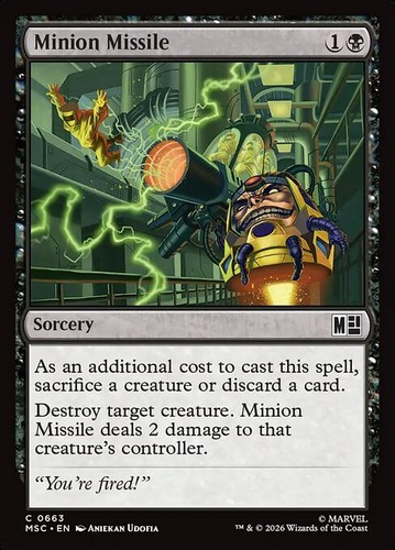 Mtg minion missile 663 foil - minion,