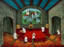 Deposito del grano Norberto Proietti Opera SERIGRAFIA Carta Firmata Quadro 60x45