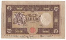 FALSO D’EPOCA 1000 LIRE GRANDE  M  ( B.I ) DECR   01 /08 /1944