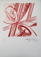 SILVANO BOZZOLINI - Litografia originale 1974 firmata e numerata 16/99