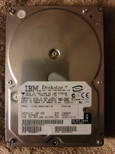 Disco rigido ibm - ibm, deskstar