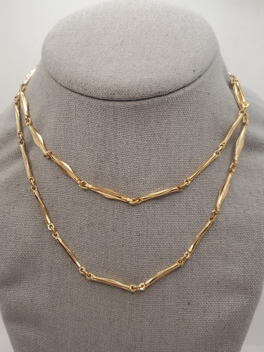 Collana catena barra tono - , oro