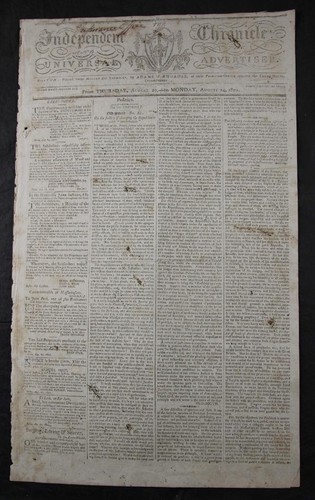 August 1801 independent - august,