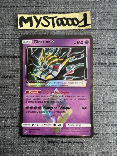 Carte pokémon giratina 156 - pokémon, 58/156