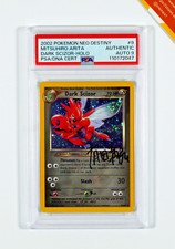 Pokemon PSA Dark Scizor #9 Holo Neo Destiny Auto 9 Mitsuhiro Arita 2002 English