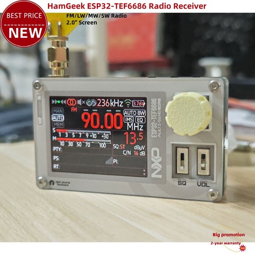 Hamgeek esp32 tef6686 - hamgeek, esp32-tef6686