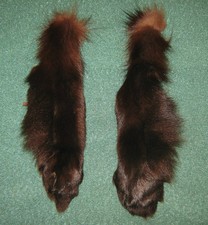 Abbigliamento/Accessori/Donna/Sciarpe/Foulard/Scialli"MINK ZAMPE DI VISONE"cm.20