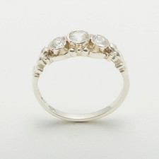 14k White Gold Cubic Zirconia