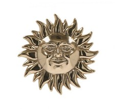 Sole sun in ottone lucido