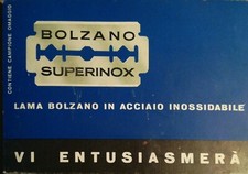 LAMETTA DA BARBA BOLZANO SUPERINOX - Campione omaggio vintage