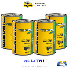 4 LITRI BARDAHL TECHNOS XFS F950A 0W30 OLIO MOTORE SINTETICO ACEA C2 FIAT FORD