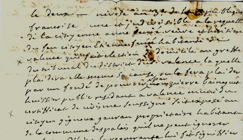 1799 lettre ancienne