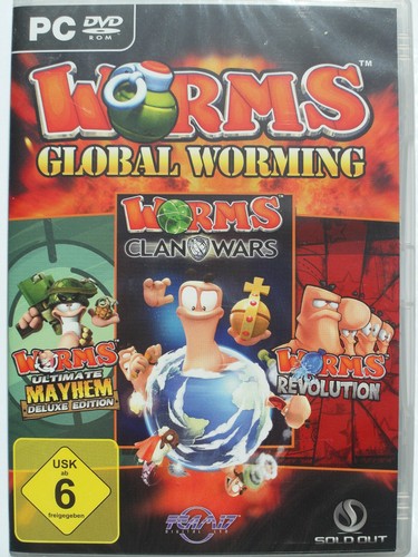 Worms triple pack 3 giochi - pack,