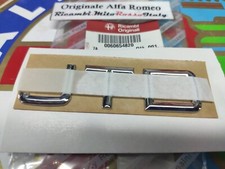 SIGLA MODELLO SCRITTA FREGIO ALFA ROMEO 156 JTD NUOVA ORIGINALE TYPE PLATE  