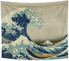 180X160Cm Giapponese Ukiyo-E