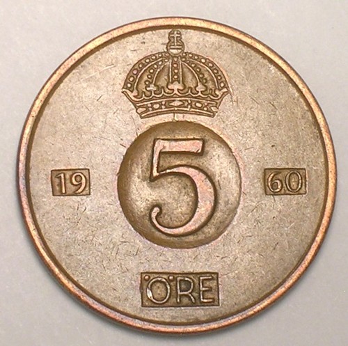 Moneta corona svedese ore - moneta,