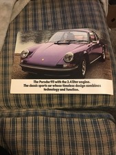 1973 porsche 911 foldout - porsche,