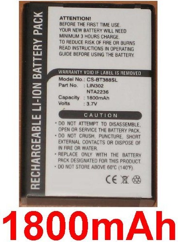 Batterie 1800mah tipo - tipo, lin302