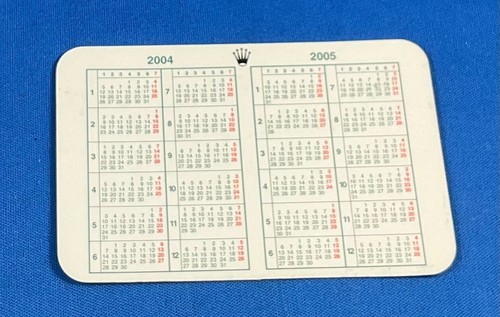 Rolex calendario vintage 2004 - rolex,