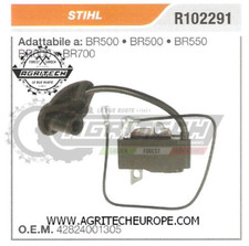 42824001305  BOBINA  ELETTRONICA  SOFFIATORE ATOMIZZATORE STIHL BR600 BR700