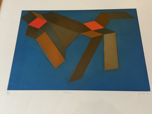 Achille perilli serigrafia - achille,