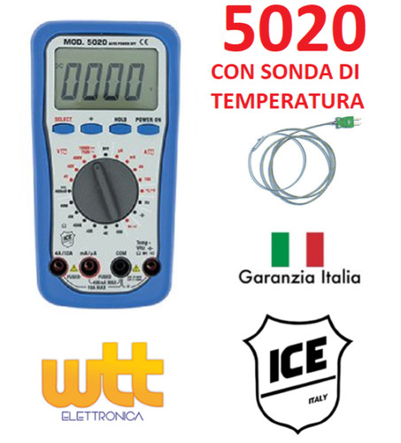 Multimetro tester ice 5020 - multimetro,