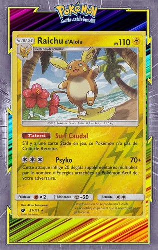 Raichu alola - raichu, d'alola
