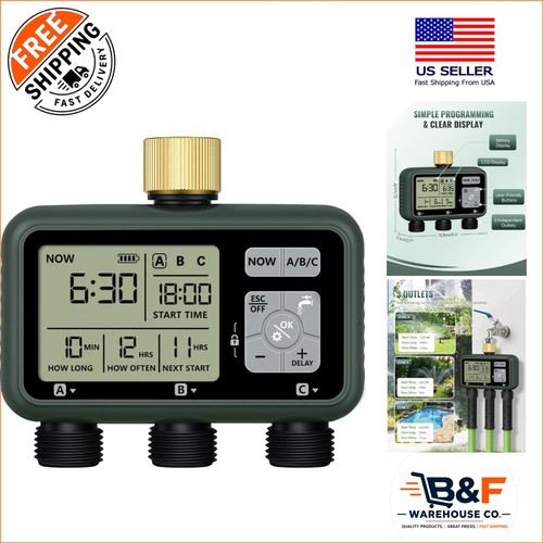 Timer irrigatore ottone 3 - timer,
