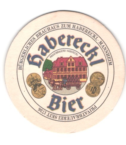 Sottobicchiere birra mannheim - sottobicchiere,