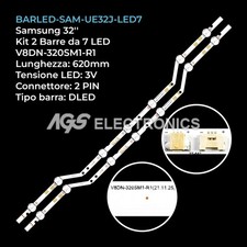 KIT 2 BARRE STRIP LED TV