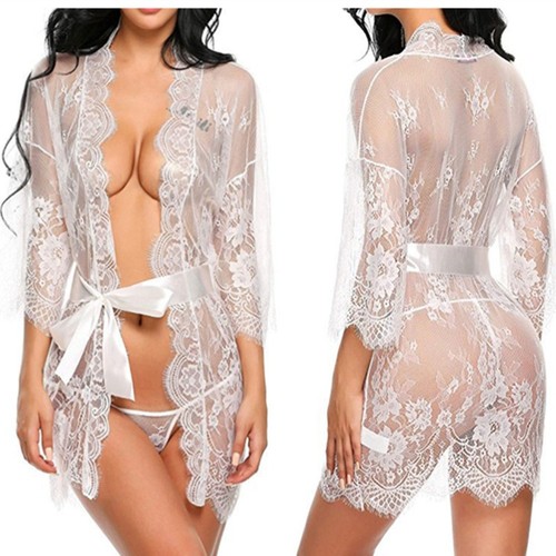 Romantico pizzo slip camicia