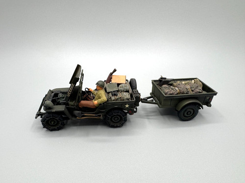 Wwii willys jeep - 1:35,