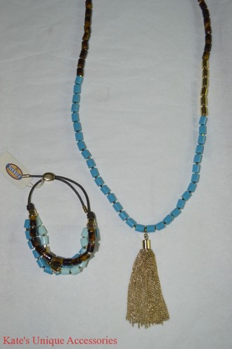 Set bracciale collana nappa - collana,