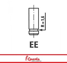 KIT 4 VALVOLE SCARICO AUDI 80 VW GOLF I PASSAT SCIROCCO 1.5 1.6 FRECCIA 3537