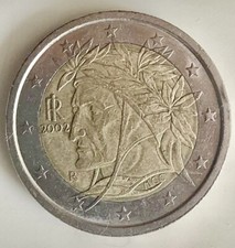 Moneta 2 euro Italia Dante