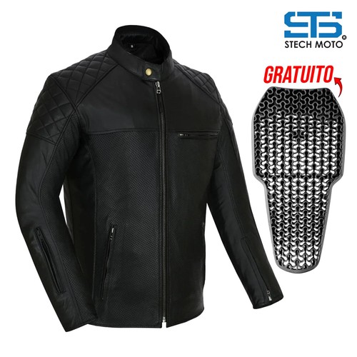 Moto giacca estivo pelle - giacca,