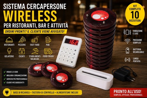 Sistema cercapersone wireless