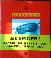 FERRARISSIMA N. 8 AA.VV. AUTOMOBILIA 2000  RILEGATO CON SOVRACCOPERTA