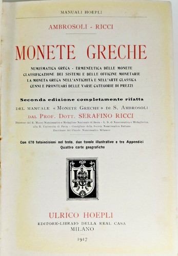Monete greche ambrosoli - monete,