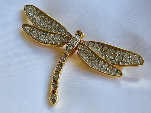 Spilla libellula swarovski - spilla,
