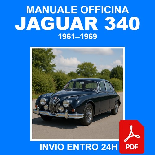 Manuale officina jaguar 340 - manuale,